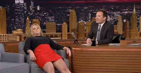 Amy Schumer Will Sit In Her Chair For Late Night Interviews However She