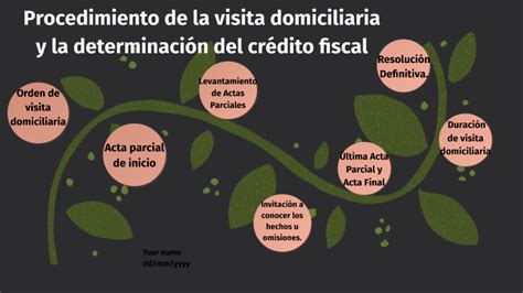 Visita Domiciliaria Y Determinación Del Crédito Fiscal By Ana Miranda On Prezi