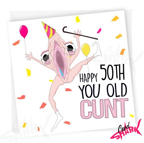 Old C Funny 50th Birthday Card Rude 50th Birthday Cards For Etsy Uk