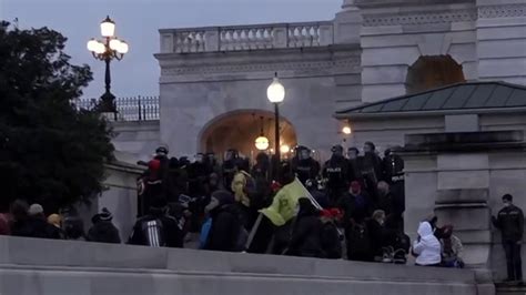 Police Crack Down On Protesters At Us Capitol Us News Sky News