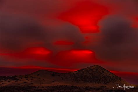 Mauna Loa Impression In Red Lava Light Galleries