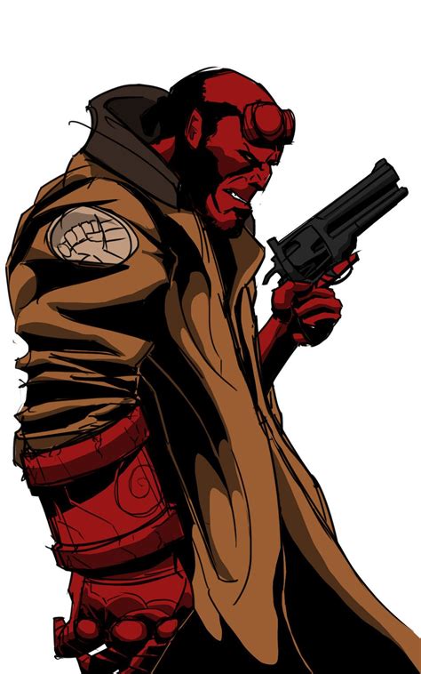 30 Min Hellboy Sketch By Samtodhunter On Deviantart Hellboy Comic