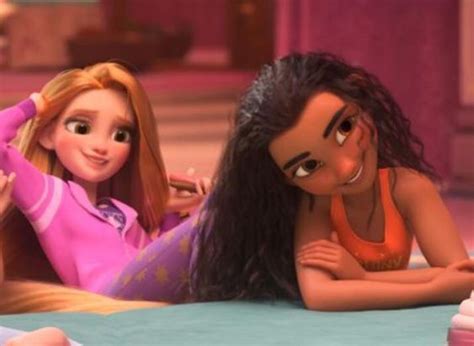 Rapunzel And Moana Drawing By Disney Tangled Moana Wreckitralph2