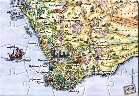 South West Australia Map