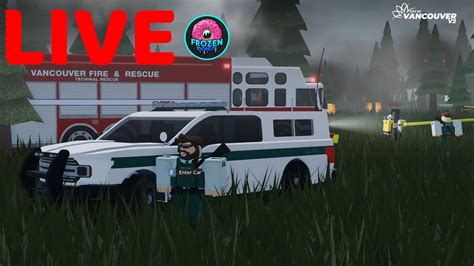 🔴roblox City Of Vancouver V2 Live Patrolling And More Youtube