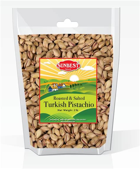 Sunbest Natural Turkish Pistachios Antep 3 Lbs 48 Oz Roasted And
