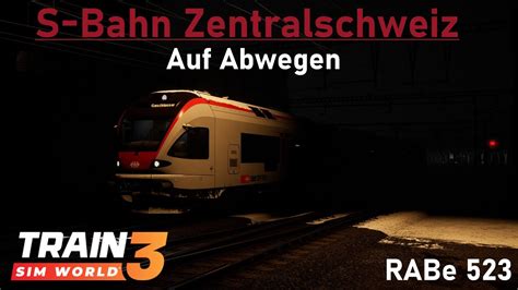 TSW3 AUF ABWEGEN S Bahn ZENTRALSCHWEIZ Nachtfahrt Schneechaos