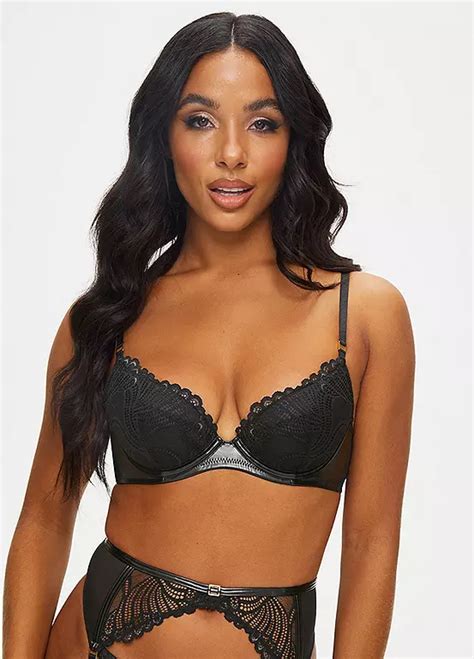 Enraptured Underwired Padded Plunge Bra By Ann Summers Look Again