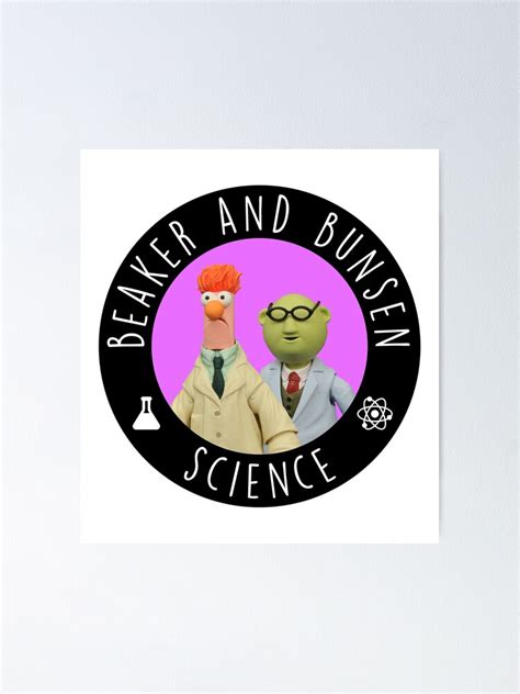 Beaker Muppets And Bunsen Science Poster For Sale By Rojeck Redbubble