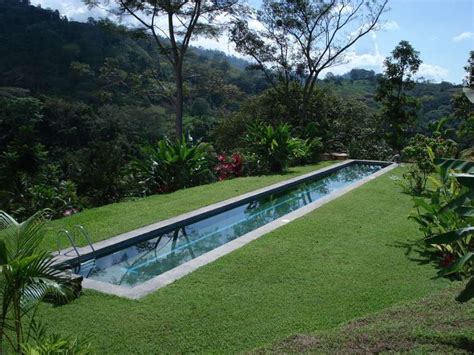 While the sizes and dimensions of pools vary, anything that's about 10 feet by 10 feet. Modern Lap Pool Designs | Small Lap Pools http://www ...