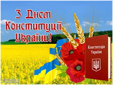 Щоб з оптимізмом йти сміливо тобі у краще майбуття! З днем конституції україни картинка | Фото та картинки ...