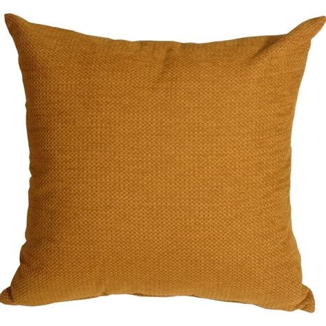 Shop Pillow Décor Arizona Chenille 16x16 Ochre Throw Pillow Free
