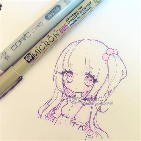 Small Sketch Uwu Starting To Work On A Tutorial Video Atm~ Copic