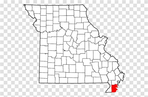 Map Of Missouri Highlighting Pemiscot County Jasper County Mo Plot