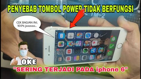 Mengatasi Masalah Tombol Power iphone 6.
