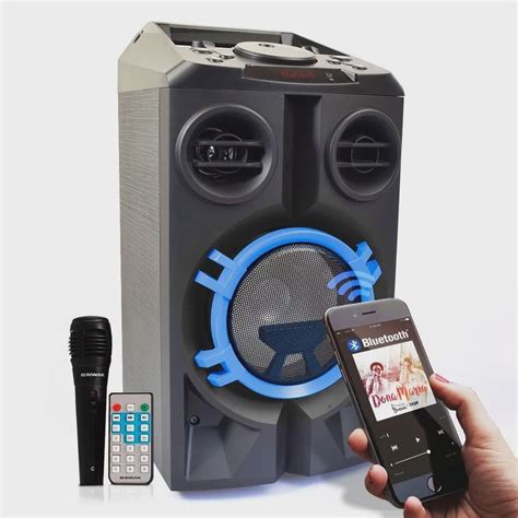 Caixa De Som Bluetooth Portátil Torre Mp3 Usb Rádio Pendrive Fbx 107