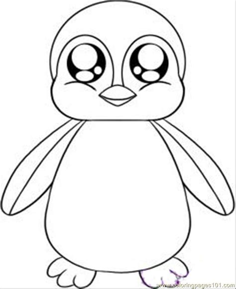 Penguin Coloring Pages Minister Coloring