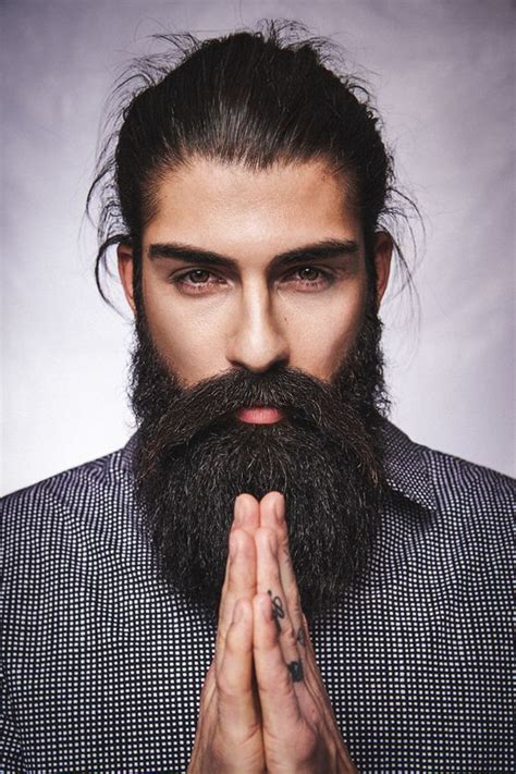 Long hairstyles go really well with a short beard. 6 Quick Ways to Grow a Fuller Beard | Beard hairstyle ...