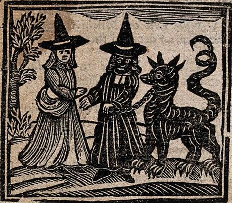 A Woodcut Of Two Witches 1720 Courtesy Of The Wellcome Library