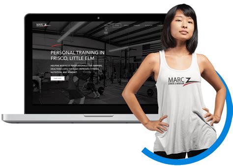 My Personal Trainer Website Fitness Website Design For Personal Trainers