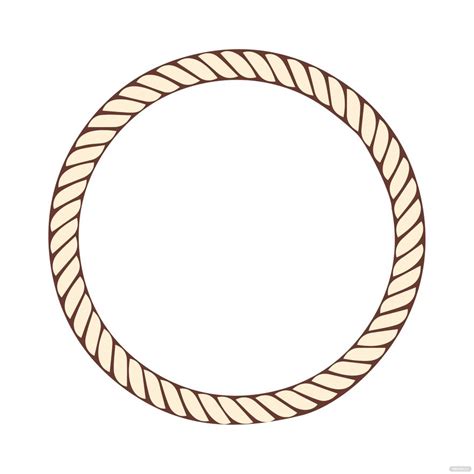 Round Rope Clipart In Illustrator EPS SVG PNG Download Template Net