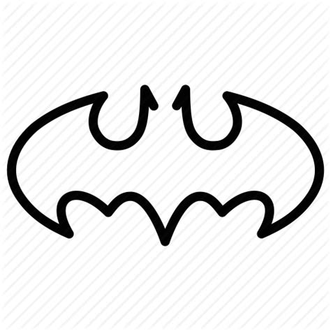 Batman Logo Outline Png Free Png Image