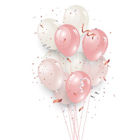 Luxury Pink Birthday Decoration Balloons 11288952 Png