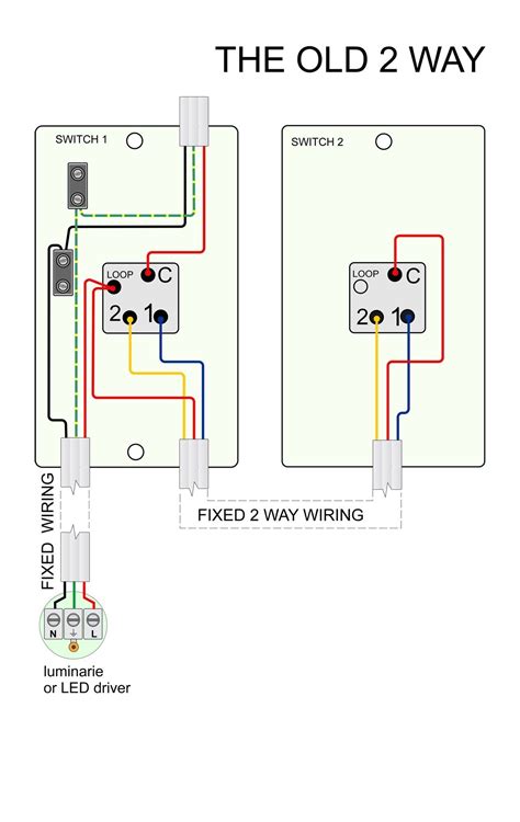 Wiring 2 Way Light Switch Diagram