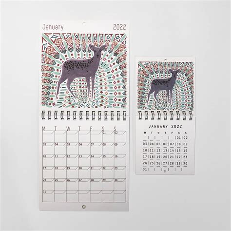 2022 Small Wall Calendar By Prism Of Starlings