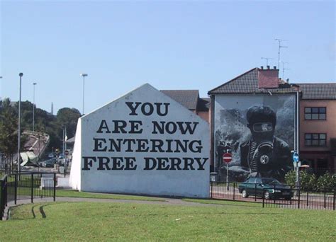 Mural In The Bogside Neighborhood Of Derry Northern Ireland Derry