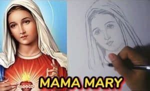 How To Draw Mary Step By Step Virgin Mary I M Youtuber Follow My Videos To Learn How To Draw