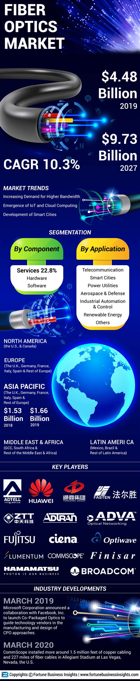 Infographics Fiber Optics Market