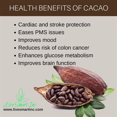 Home Live Smart Inc Vegetable Benefits Cacao Benefits Health Healthy