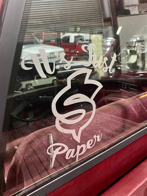 Its Just Paper Decal On D Gas Llc