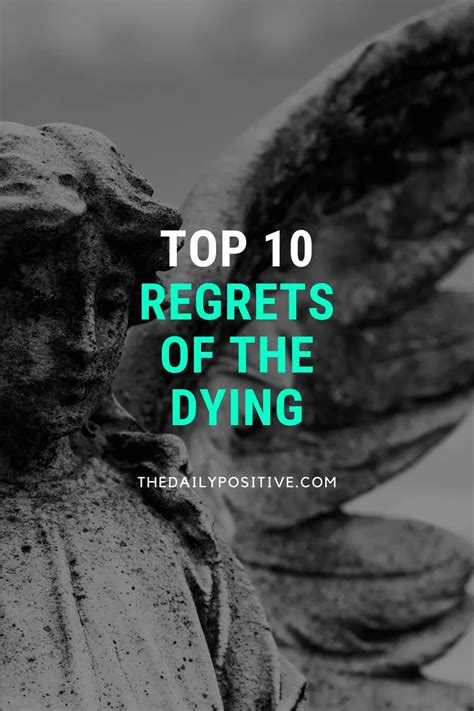 Top Regrets Of The Dying