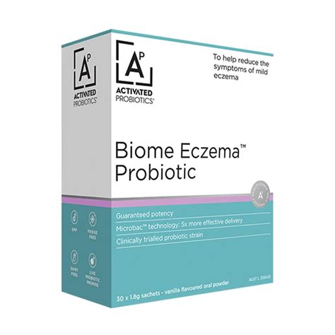 Activated Probiotics Biome Eczema Probiotic Sachets 30 X 18g