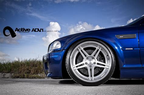 Timeless Design Of Bmw M3 E46 Outfitted With Polished Adv1 Rims — Carid