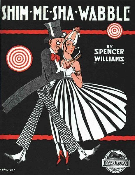 Shim Me Sha Wabble By Spencer Williams Album Art Sheet Music Art Vintage Sheet Music Spencer