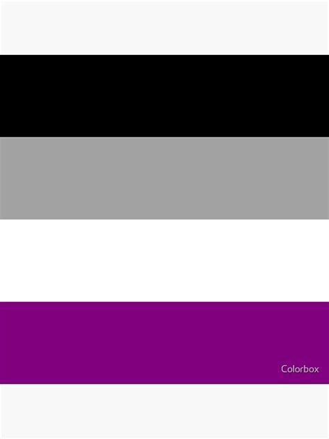 Asexual Pride Flag Art Print By Esyspam Redbubble