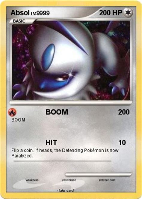 Skip to main search results. Pokémon Absol 575 575 - BOOM - My Pokemon Card