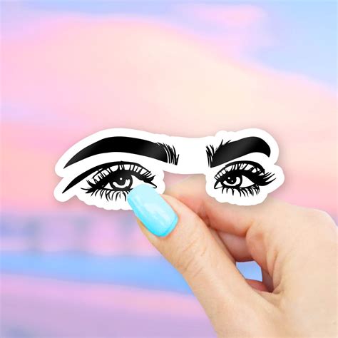 Eyes Sticker Face Stickers People Stickers Macbook Stickers