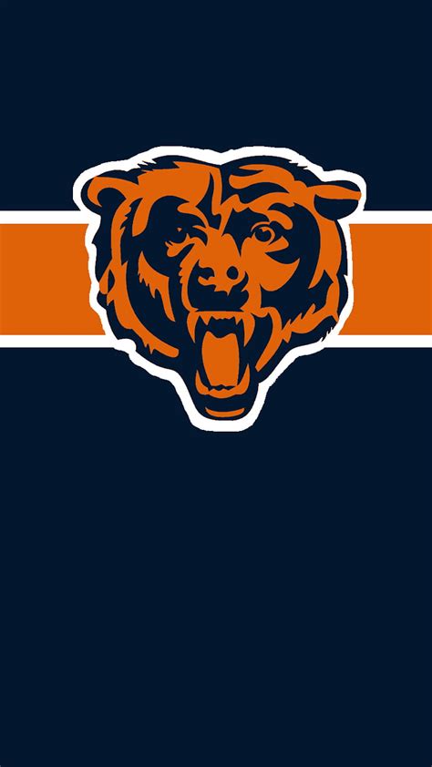 1920x1080px 1080p Free Download Chicago Bears Blue Football Logo