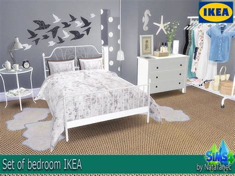 Sims 4 Ccs The Best Set Of Bedroom Ikea By Natatanec Sims 4 Bedroom