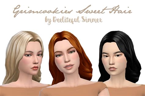 Hello My Fellow Simblrs Up Today Is Grimcookies Sweet Hair Recolors
