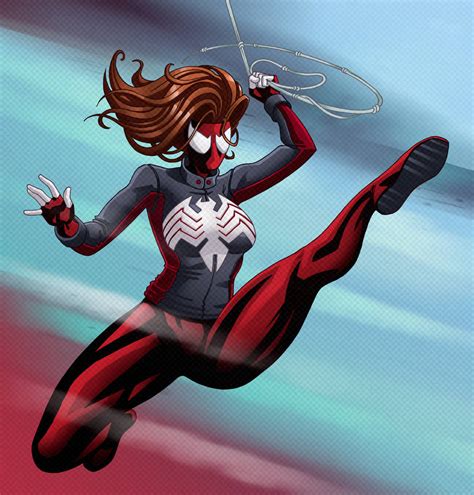 Ultimate Spider Woman Redesign Recolor By Nikoalecsovich On Deviantart