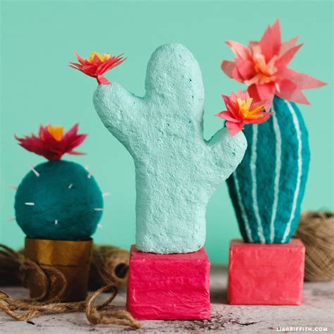9 Diy Paper Mache Cactus Crafts Ideas For Diy