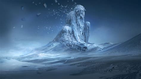 2560x1440 Ice Man Creature 1440p Resolution Wallpaper Hd Fantasy 4k