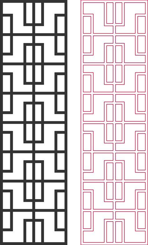 Geometric Dxf Pattern Designs 2d Dxf File Free Download