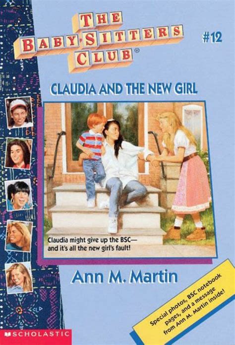 Claudia And The New Girl By Ann M Martin Scholastic