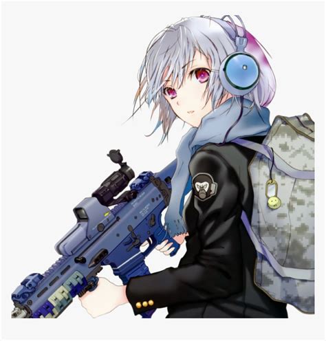 Anime Girl Gun Pfp